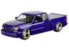 2006 Chevrolet Silverado Custom Pickup Truck Blue Metallic Die Cast Collection Series 1/25 Diecast Model Car Motormax 79039-BL