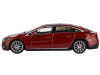Mercedes Benz EQS 580 4MATIC Red Metallic with Sun Roof Limited Edition 1/64 Diecast Model Car Mini GT MGT00970