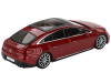 Mercedes Benz EQS 580 4MATIC Red Metallic with Sun Roof Limited Edition 1/64 Diecast Model Car Mini GT MGT00970