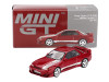 Nissan Skyline GT R R32 RHD Right Hand Drive Veilside Combat C I Gem Red Metallic Limited Edition 1/64 Diecast Model Car Mini GT MGT00987