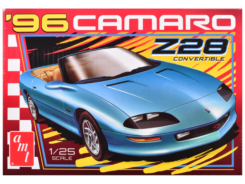 Skill 2 Model Kit 1996 Chevrolet Camaro Z28 Convertible 1/25 Scale Model AMT AMT1495