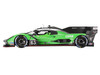 Lamborghini SC63 #63 Matteo Cairoli Andrea Caldarelli Romain Grosjean Iron Lynx IMSA 12 Hours of Sebring 2024 1/18 Model Car Top Speed TS0584
