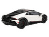 Lamborghini Huracan Sterrato Bianco Asopo White with Matt Black Top and Red Stripes 1/18 Model Car Top Speed TS0610