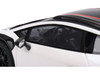 Lamborghini Huracan Sterrato Bianco Asopo White with Matt Black Top and Red Stripes 1/18 Model Car Top Speed TS0610
