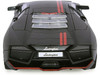 Lamborghini Reventon Matt Black with Red Stripes Satin Paint Series 1/24 Diecast Model Car Motormax 79509