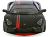 Lamborghini Reventon Matt Black with Red Stripes Satin Paint Series 1/24 Diecast Model Car Motormax 79509