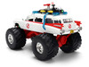 1959 Cadillac Ambulance Ecto 1 Ghostbusters 1984 Movie Monster Truck Version Hollywood Rides Series 1/24 Diecast Model Car Jada 35943
