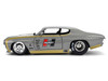 1971 Chevrolet Chevelle SS Hurst Gray Metallic with Gold Stripes Bigtime Muscle Series 1/24 Diecast Model Car Jada 36588