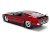 1973 Ford Mustang Mach 1 Red Metallic with Matt Black Hood and Black Stripes Bigtime Muscle Series 1/24 Diecast Model Car Jada 36589