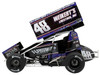 Winged Sprint Car #48 Danny Dietrich Weikert s Livestock Speedway Cars Gary Kauffman Racing 2025 1/18 Diecast Model Car ACME A1825002