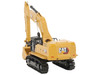 CAT Caterpillar 395 Next Generation Hydraulic Excavator Mass Excavator Version Yellow with Additional Tools High Line Series 1/87 HO Diecast Model Diecast Masters 85778
