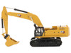 CAT Caterpillar 395 Next Generation Hydraulic Excavator Mass Excavator Version Yellow with Additional Tools High Line Series 1/87 HO Diecast Model Diecast Masters 85778