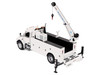 Peterbilt 536 Auto Crane Titan 85 Body HC14 Crane Work Truck with Miller EnPak White Transport Series 1/50 Diecast Model Diecast Masters 71223