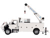 Peterbilt 536 Auto Crane Titan 85 Body HC14 Crane Work Truck with Miller EnPak White Transport Series 1/50 Diecast Model Diecast Masters 71223