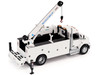 Peterbilt 536 Auto Crane Titan 85 Body HC14 Crane Work Truck with Miller EnPak White Transport Series 1/50 Diecast Model Diecast Masters 71223