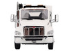 Peterbilt 536 Auto Crane Titan 85 Body HC14 Crane Work Truck with Miller EnPak White Transport Series 1/50 Diecast Model Diecast Masters 71223