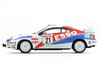 Toyota Celica GT Four #21 Gilberto Pianezzola Loris Roggia Rallye Sanremo Rallye d Italia 1996 with Extra Wheels 1/64 Diecast Model Car BM Creations 64B0421