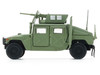 HUMVEE 4 CT Military Vehicle Olive Green with Alternative Tops 1/64 Diecast Model Car BM Creations 64B0458