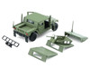 HUMVEE 4 CT Military Vehicle Olive Green with Alternative Tops 1/64 Diecast Model Car BM Creations 64B0458