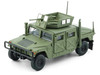HUMVEE 4 CT Military Vehicle Olive Green with Alternative Tops 1/64 Diecast Model Car BM Creations 64B0458