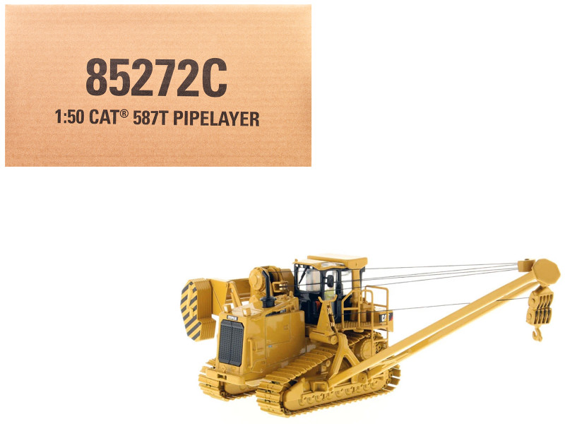 CAT Caterpillar 587T Pipelayer with Operator High Line Series 1/50 Diecast Model Diecast Masters 85272