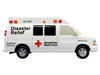 Ambulance American Red Cross Disaster Relief Unit White with Graphics 1/64 Diecast Model Iconic Replicas 64-0222