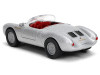 1955 Porsche 550 Spyder Silver Metallic with Red Interior Collection Series 1/64 Diecast Model Car Majorette MJ8505001007