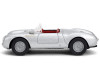 1955 Porsche 550 Spyder Silver Metallic with Red Interior Collection Series 1/64 Diecast Model Car Majorette MJ8505001007