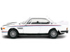 1975 BMW 3 0 CSL White with Red and Blue Stripes Collection Series 1/64 Diecast Model Car Majorette MJ8505001009 1975 BMW 3 0 CSL White with Red and Blue Stripes Collection Series 1/64 Diecast Model Car Majorette MJ8505001009