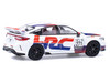 Honda Civic Type R FL5 HRC Honda Racing White with Graphics 1/64 Diecast Model Car Pop Race PR640030