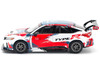 Honda Civic Type R TCR Presentation White with Graphics 1/64 Diecast Model Car Pop Race PR640153