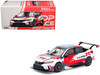 Honda Civic Type R TCR Presentation White with Graphics 1/64 Diecast Model Car Pop Race PR640153