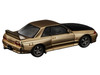 Skyline GT R R32 RHD Right Hand Drive Chrome Gold with Carbon Hood Tokyo Auto Salon 2025 1/64 Diecast Model Car Pop Race PR640190