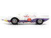 Mach 5 White with Red Stripes and Interior Speed Racer 1967 TV Series Anime Hollywood Rides Series 1/32 Diecast Model Car Jada 35882