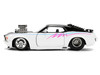 1970 Ford Mustang Boss 429 Black and White with Graphics Bigtime Muscle Series 1/24 Diecast Model Car Jada 36590