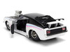 1970 Ford Mustang Boss 429 Black and White with Graphics Bigtime Muscle Series 1/24 Diecast Model Car Jada 36590