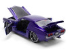 1971 Chevrolet Camaro Z 28 Purple Metallic with Black Hood Bigtime Muscle Series 1/24 Diecast Model Car Jada 36592