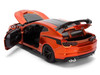 2024 Chevrolet Camaro ZL1 1LE Orange Metallic with Black Stripes Bigtime Muscle Series 1/24 Diecast Model Car Jada 36596