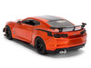 2024 Chevrolet Camaro ZL1 1LE Orange Metallic with Black Stripes Bigtime Muscle Series 1/24 Diecast Model Car Jada 36596