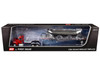Ford LTL 9000 Day Cab with Heil Pneumatic Tank Trailer Heil Red 1/64 Diecast Model DCP/First Gear 60-2103