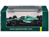 Aston Martin AMR24 #14 Fernando Alonso Formula One F1 Saudi Arabian GP 2024 1/64 Diecast Model Car Spark Y380
