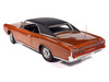 1966 Pontiac GTO Copper Blaze Metallic with Black Vinyl Top Hemmings Muscle Machines July 2024 Cover Car American Muscle Series 1/18 Diecast Model Car Auto World AMM1346