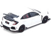 Honda Civic Type R FK8 RHD Right Hand Drive White 1/64 Diecast Model Car Inno Models IN64-FK8-WHI