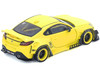 Toyota GR86 Pandem RHD Right Hand Drive Yellow 1/64 Diecast Model Car Inno Models IN64-GR86P-YL