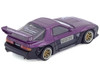 Mazda RX7 FC3S Pandem Rocket Bunny Kit Purple Metallic and Black 1/64 Diecast Model Car Inno Models IN64-RX7FCP-PB