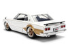 1971 Nissan Skyline 2000GT R RHD Right Hand Drive White with Gold Graphics JDM Tuners Series 1/24 Diecast Model Car Jada 37021