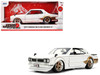 1971 Nissan Skyline 2000GT R RHD Right Hand Drive White with Gold Graphics JDM Tuners Series 1/24 Diecast Model Car Jada 37021