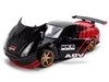2009 Nissan GT R R35 Ben Sopra Advan Black and Red JDM Tuners Series 1/24 Diecast Model Car Jada 37022