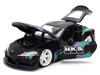 2020 Toyota GR Supra HKS Matt Black with Graphics JDM Tuners Series 1/24 Diecast Model Car Jada 37023