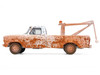 1973 Ford F 100 Tow Truck White Weathered Blue Collar Collection Series 14 1/64 Diecast Model Car Greenlight 35300B